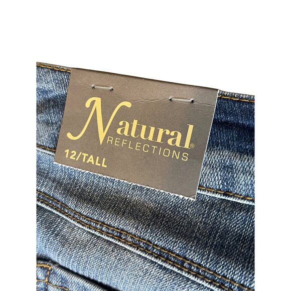Natural Reflections Women's 12/T Classic Fit Straight Leg Jeans Everyday Wear - Picture 7 of 11